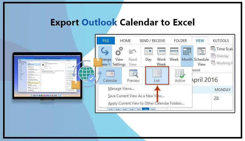 How To Export Outlook Calendar To Excel 